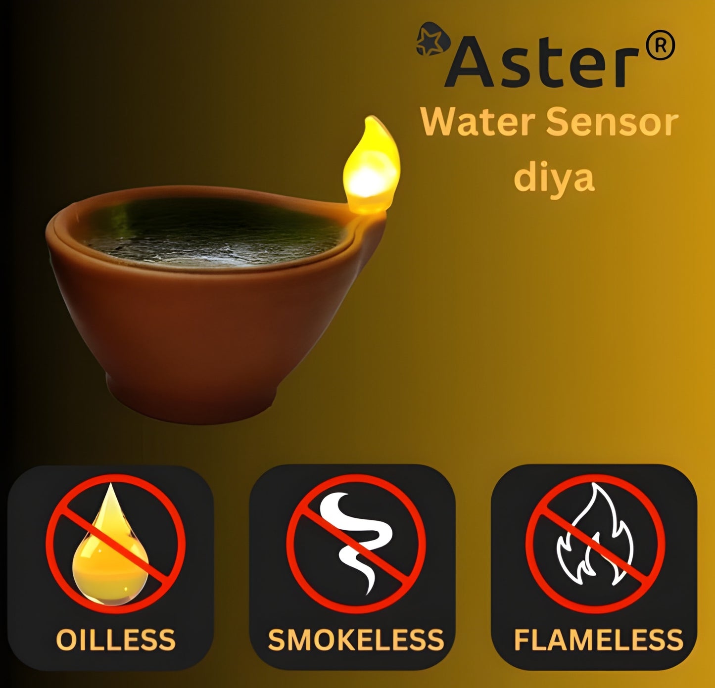 Magical Water Diya - Pack of 12