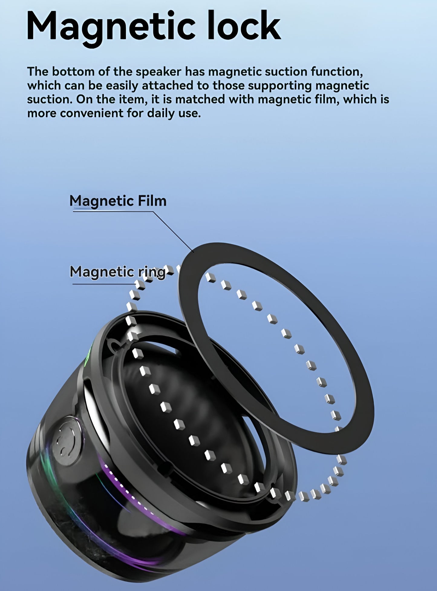 Magnetic Bluetooth Speaker